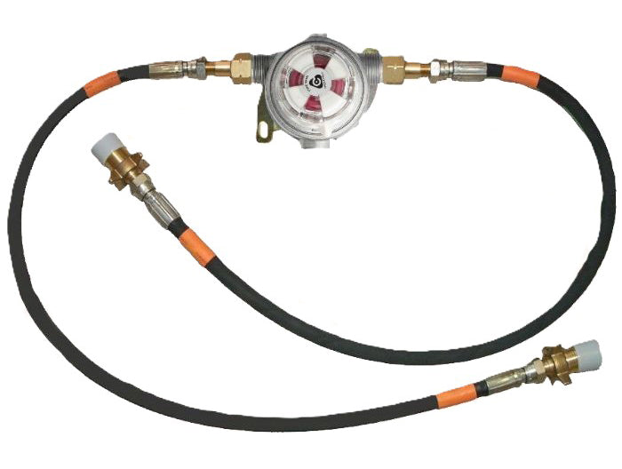 Automatisk omkastare 29 mbar - 2 x 70 cm, 3 kg/h