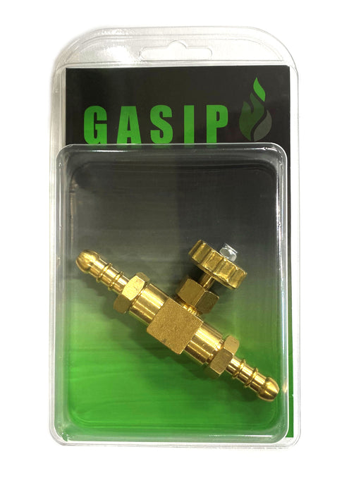 Nålventil 2-vägs - Gasolkoppling - Gasolventil - Gasolslang 8 mm