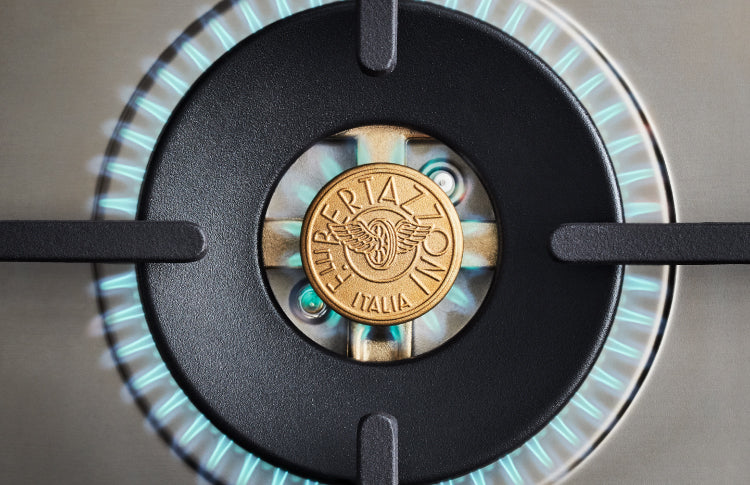 Bertazzoni Gasspis Master 90 cm med Dubbelugn, Rostfri