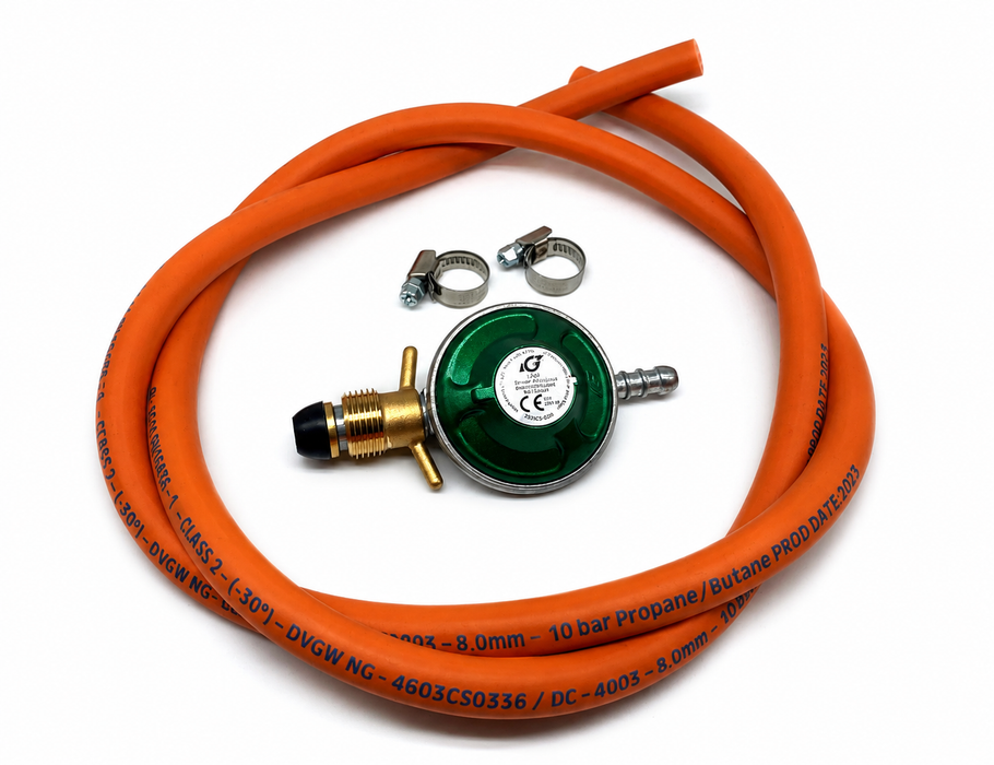 Regulatorset Svensk POL - 8 mm slang. Välj längd själv 0.5 - 4m