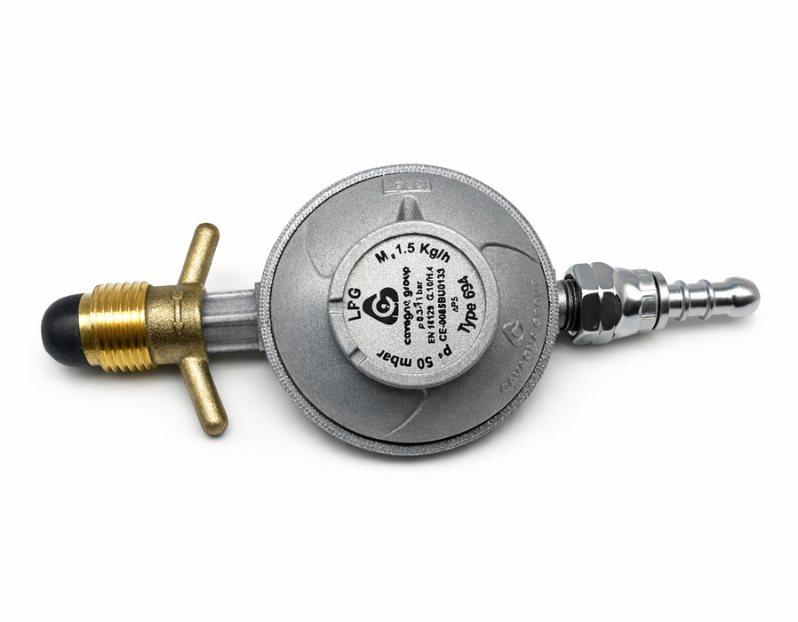Regulator POL - slang 8 mm, 50 mbar