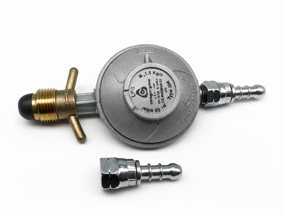Regulator POL - slang 8 mm, 50 mbar