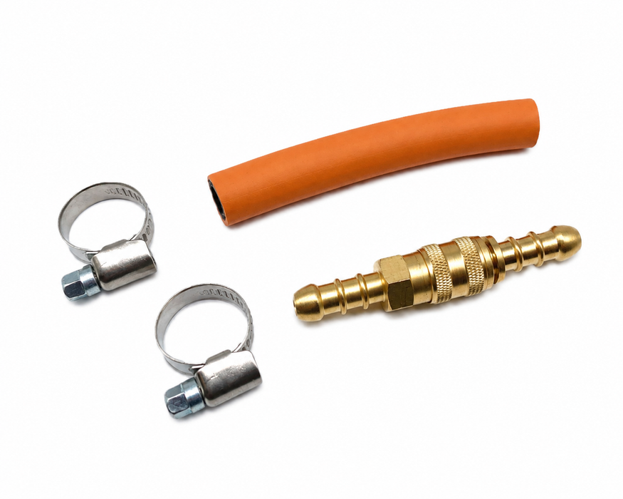 Snabbkopplingsset med slangbit 8 mm