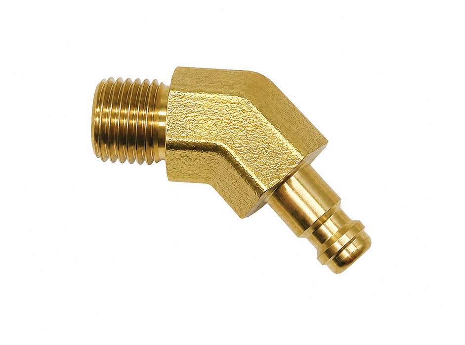 Snabbkoppling Hane - 1/4"V utv. 45°