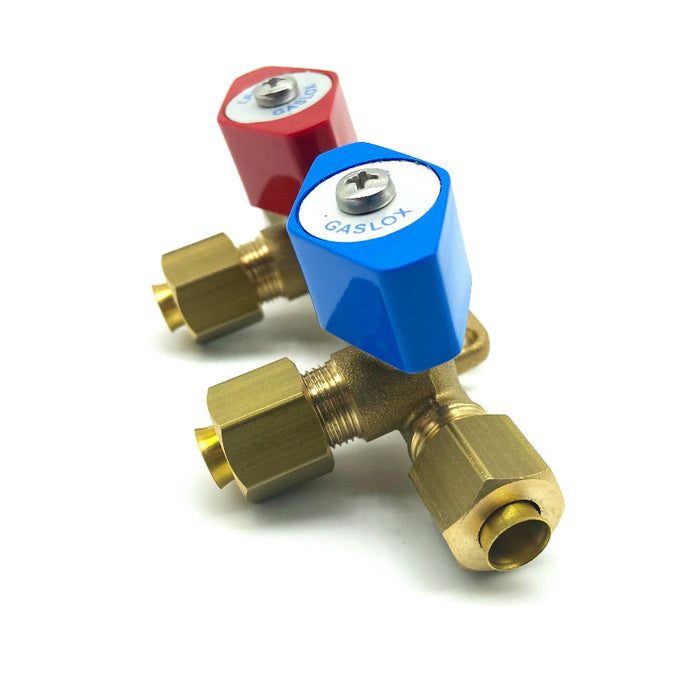 Blockventil 2-vägs snabbavstängning, 8 mm rör M13