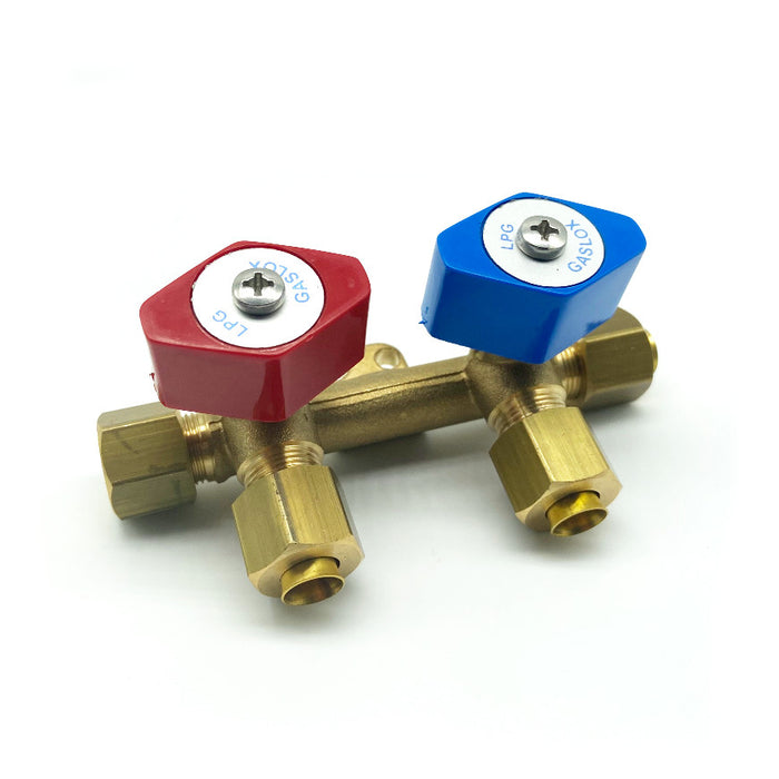 Blockventil 2-vägs snabbavstängning, 8 mm rör M13