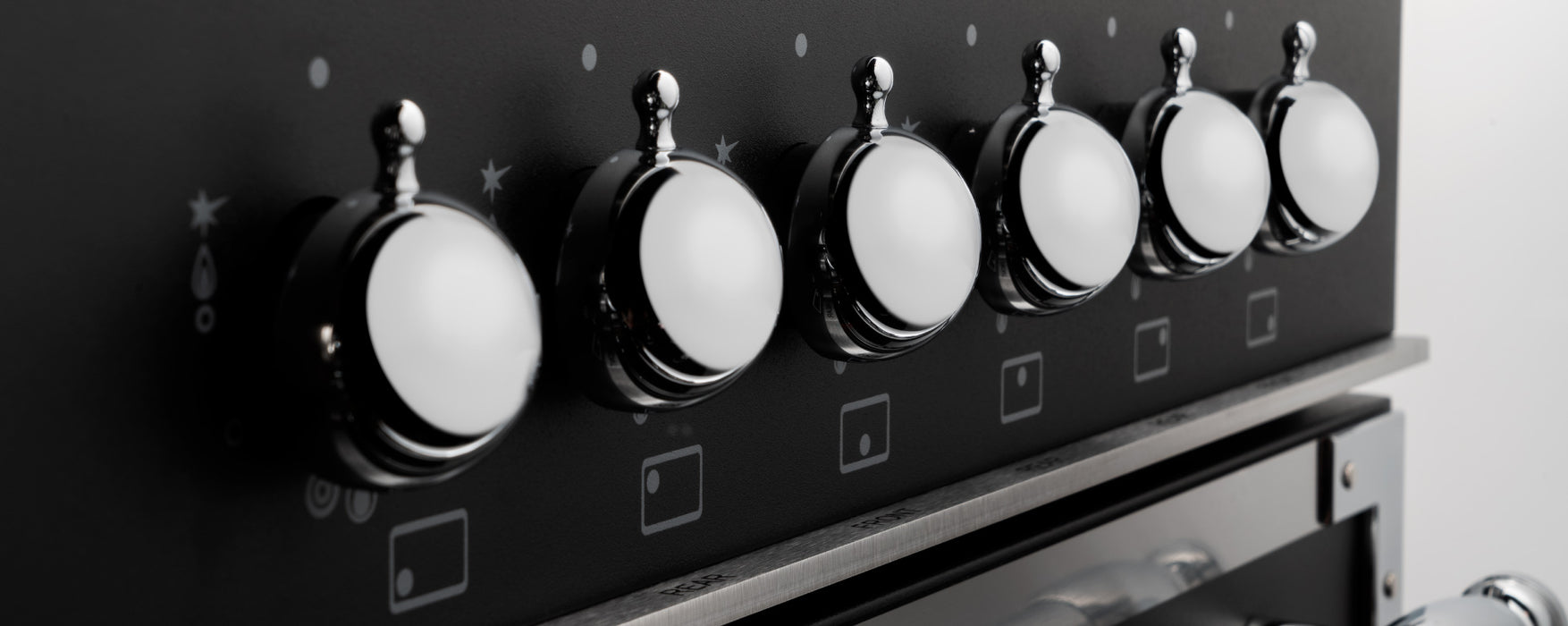 Bertazzoni Gasspis Heritage 90 cm med Dubbelugn, Svart