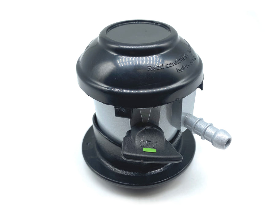 Regulator 29 mbar click-on till H11-flaska - slang 8 mm