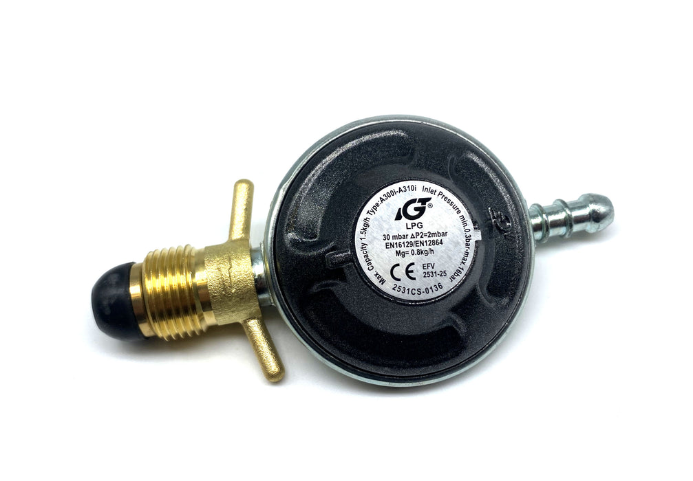 Regulator VANLIGASTE SVENSKA! POL - slang 8 mm, 30 mbar