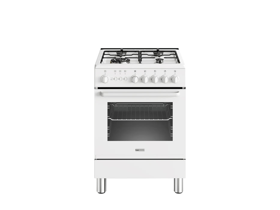 IGF Stockholm Gasspis med gasugn/gasgrill, 60 cm, Vit