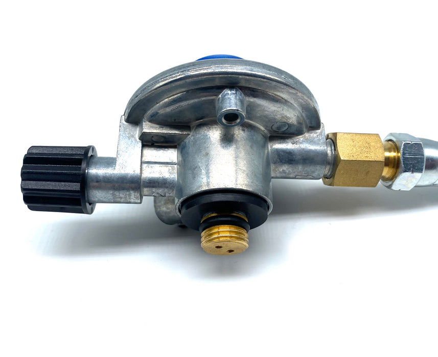 Regulator 30 mbar M14 x 1,5 - slang 8-11 mm TILL BLÅ CAMPING FLASKA