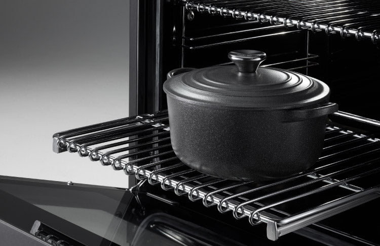 Bertazzoni Gasspis Proffesional 90 cm Dubbelugn, Svart