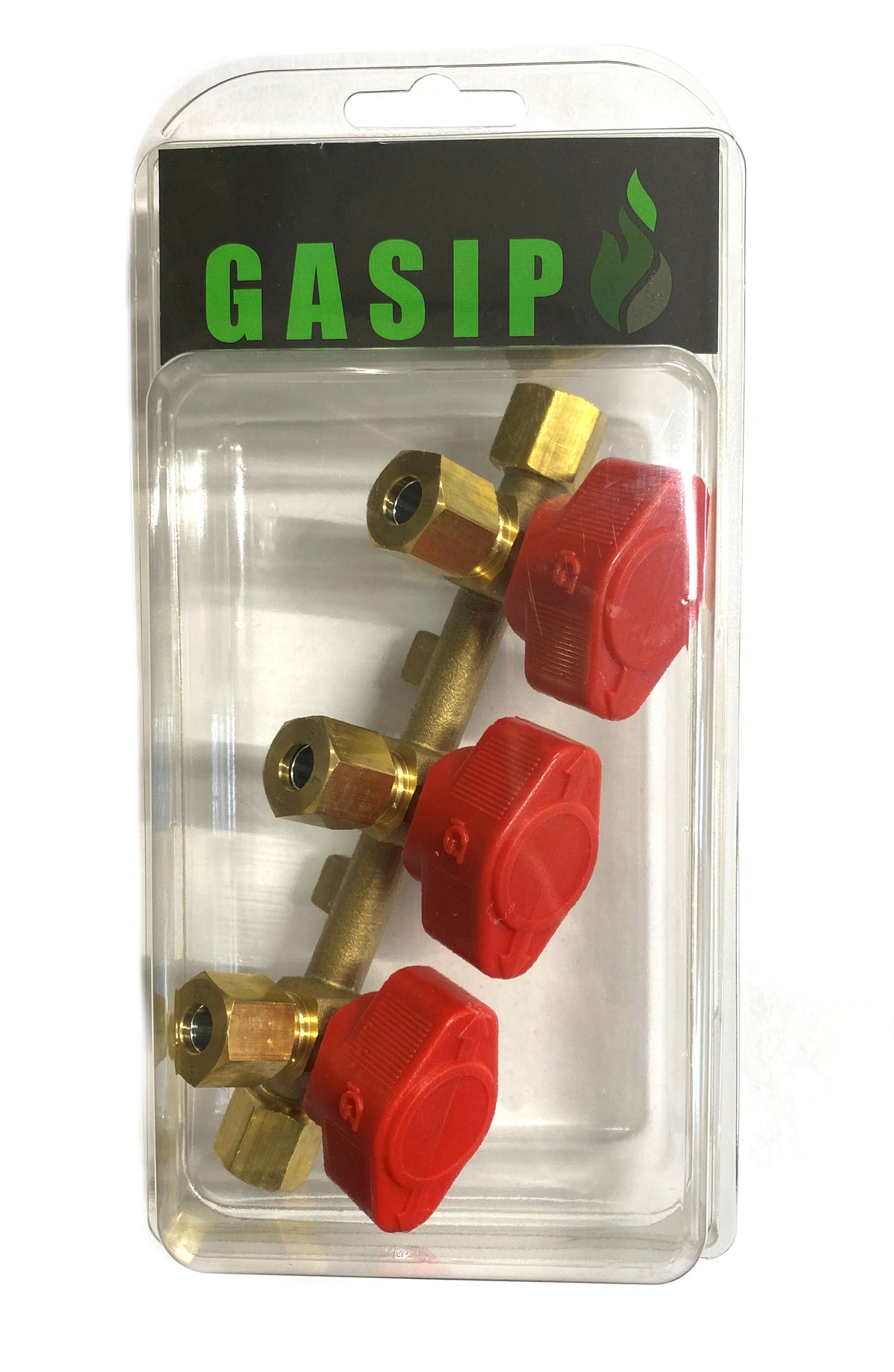 Gasol blockventil 3-vägs snabbavstängnings koppling, 8 mm rör - GASIP ...