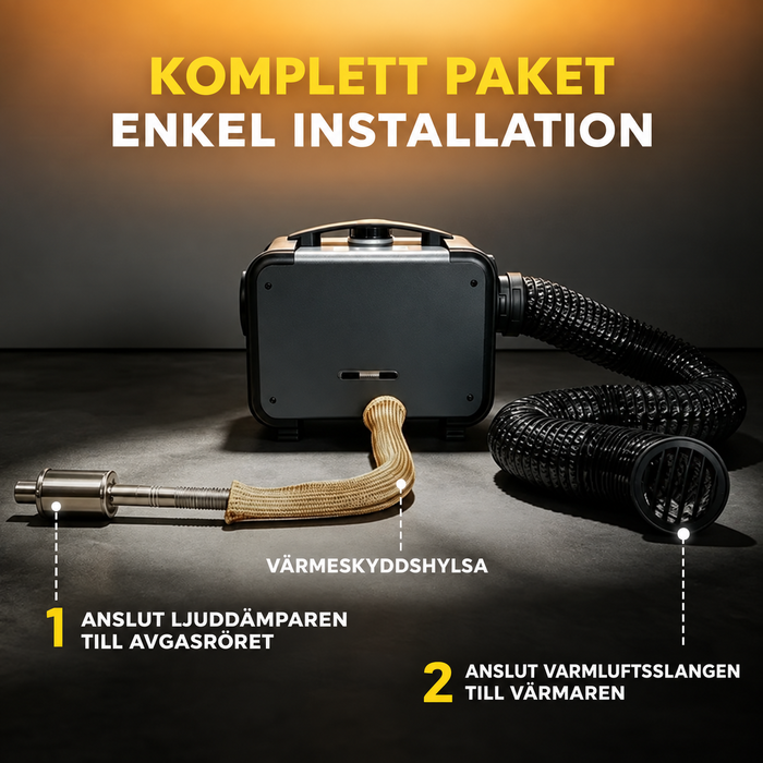 Dieselvärmare 8 kW 4G SIM-kortsstyrning