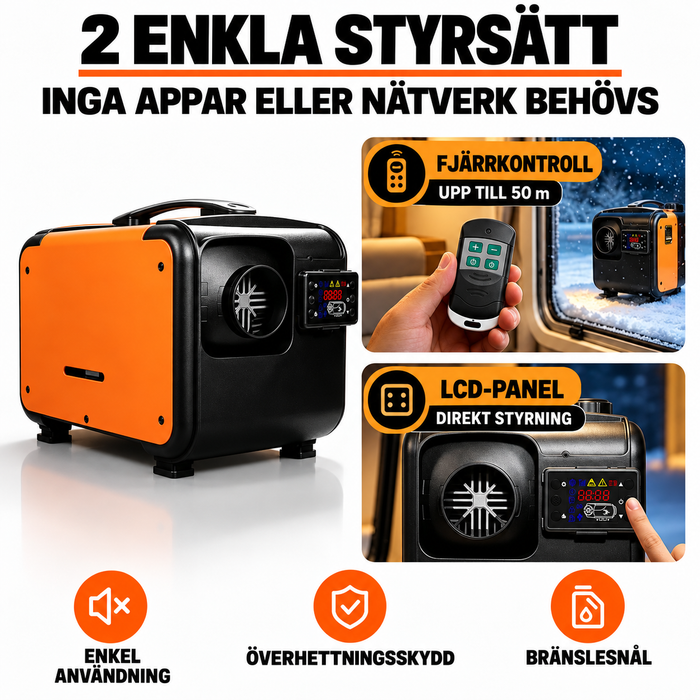 Dieselvärmare 8 kW ALLT-I-ETT