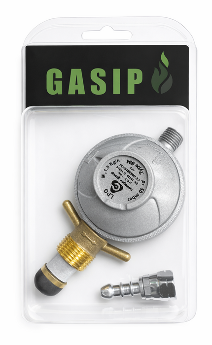 Regulator POL - slang 8 mm, 50 mbar