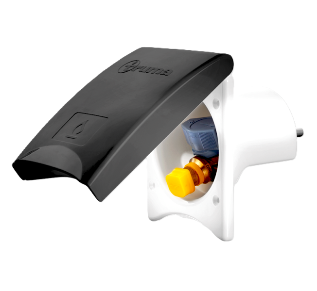 Truma Gasoluttag med snabbkoppling - Svart