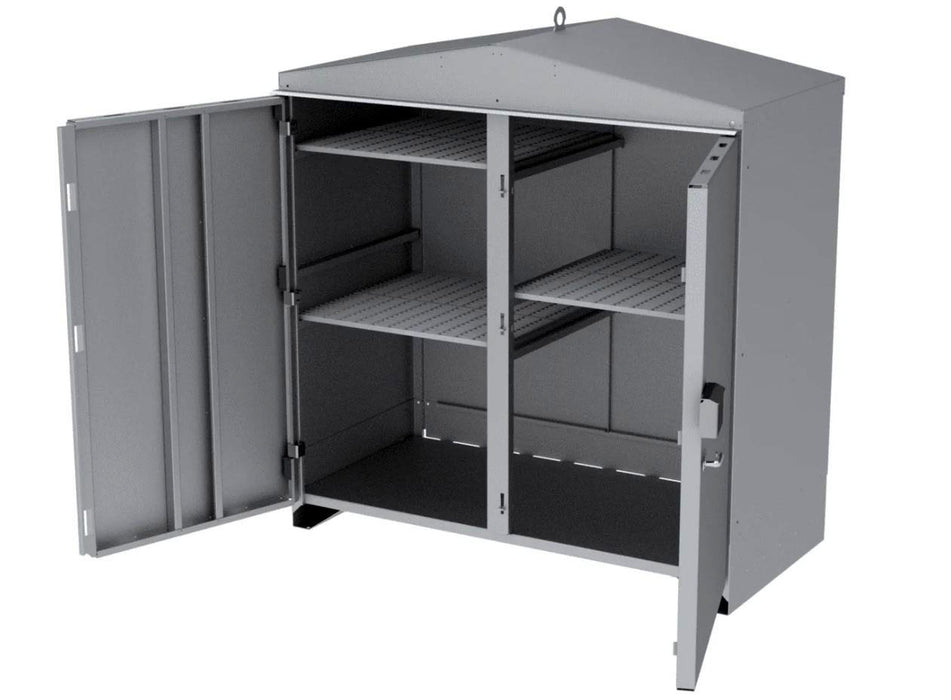 Gasförråd 2 dörrar 165 cm 14-18 st Flaskor