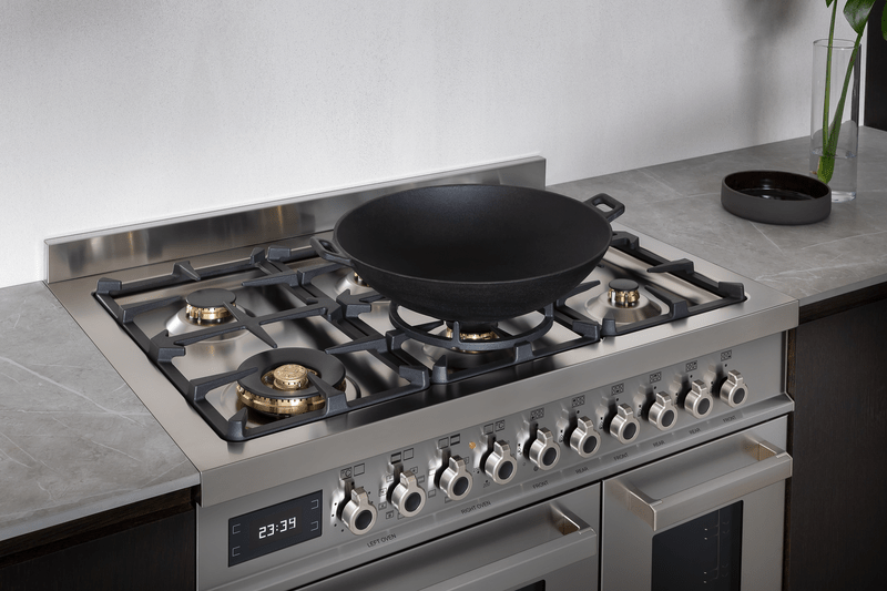 Bertazzoni Gasspis Proffesional 90 cm Dubbelugn, Rostfri