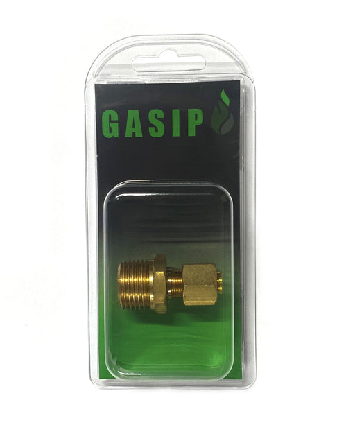 Rörkoppling 1/2"utv-8 mm gasolrör-gasolkoppling-rör till gänga