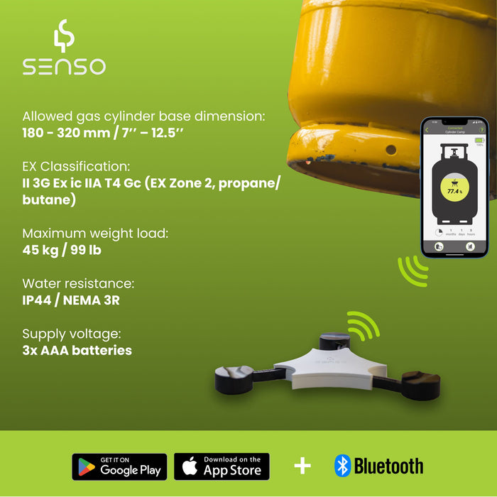 2-PACK - Senso4s BASIC - Gasolvåg för Grillen