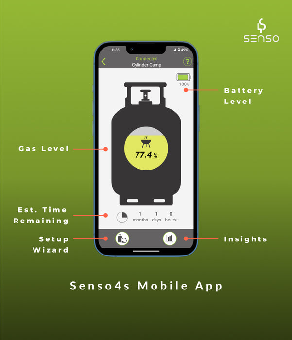 Senso4s BASIC - Gasolvåg för Grillen