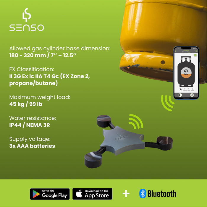 2-PACK - Senso4s PLUS - Gasolvåg för Husbil/Husvagn