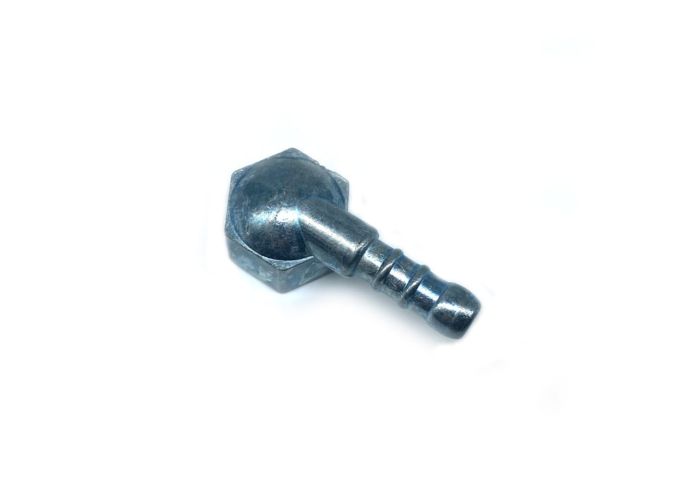 Slangsockel 1/2" inv. - slang 8 mm, vinklad