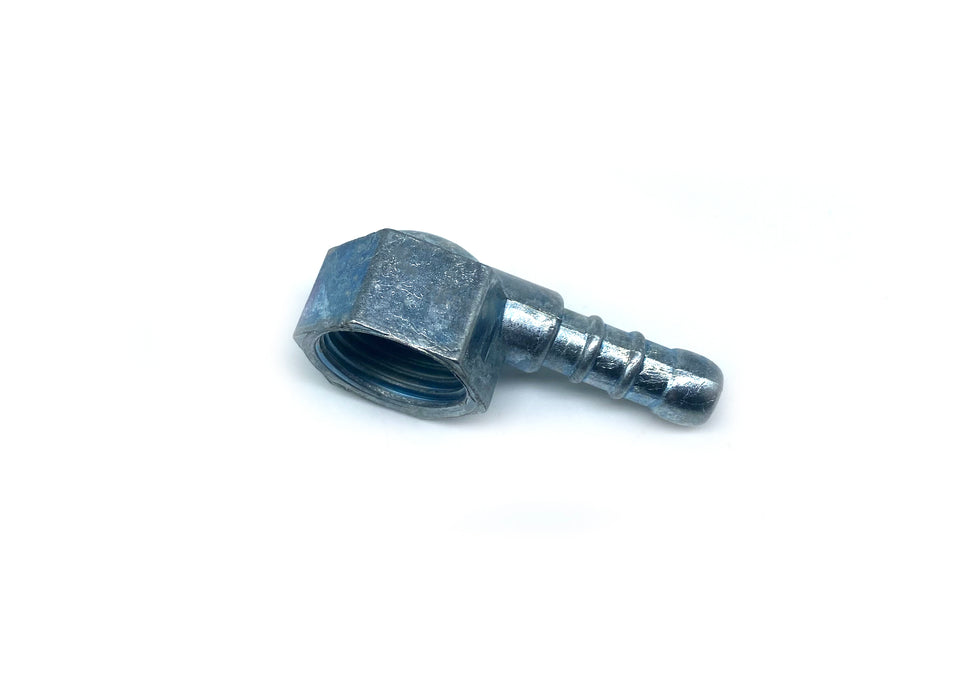 Slangsockel 1/2" inv. - slang 8 mm, vinklad
