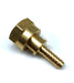 Slangsockel M20 x 1.5 invändig gänga - slangnippel - 6.3 mm slang - gasolkoppling