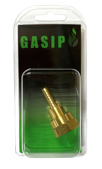 Slangsockel M20 x 1.5 invändig gänga - slangnippel - 6.3 mm slang - gasolkoppling
