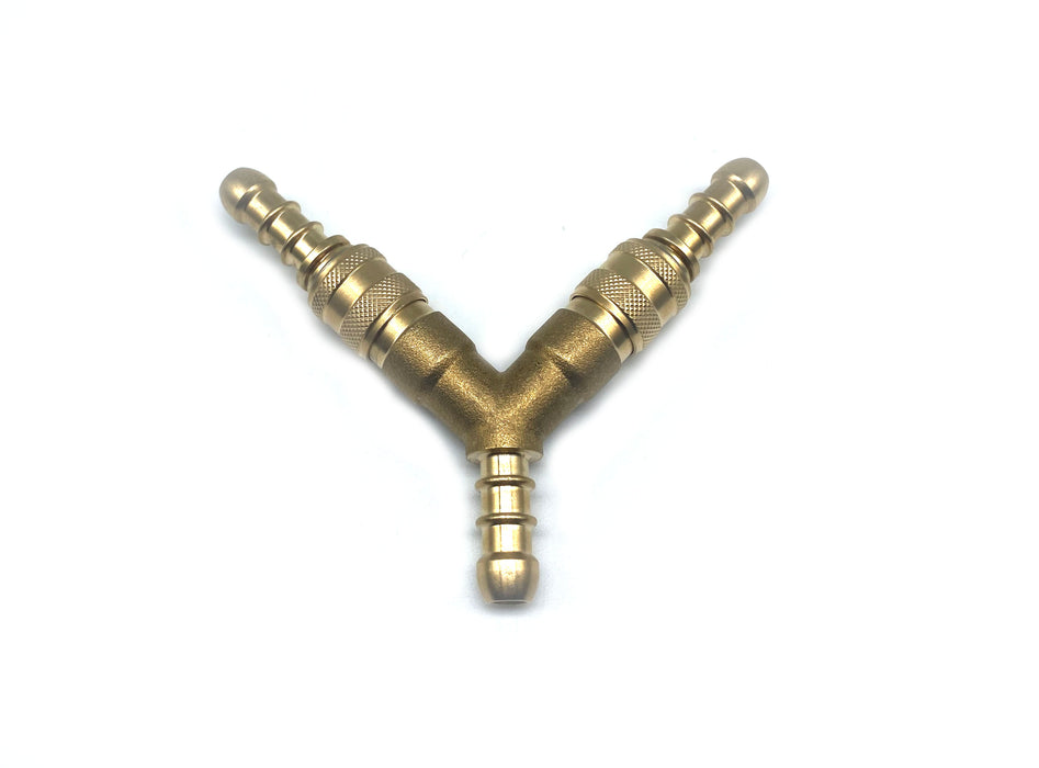 Snabbkopplingsset 3-vägs Slang 8 mm