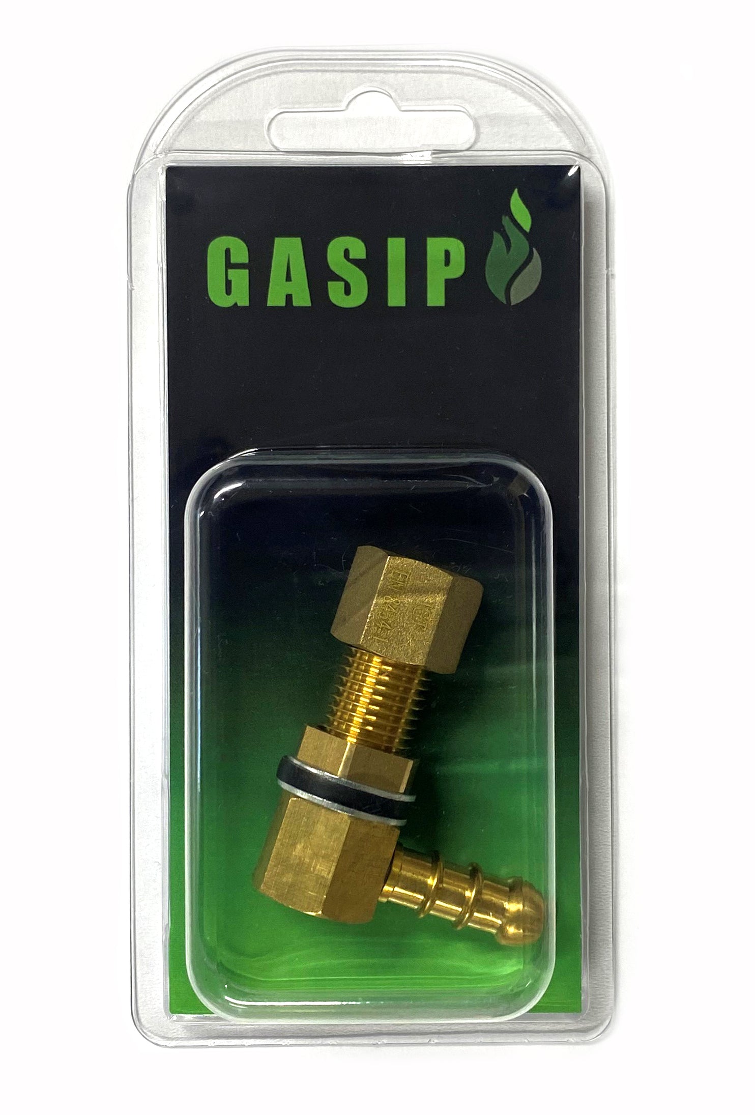 Vinkelgenomföring med tätning rör 8 mm (M14 x 1,5) - slang 8 mm — Gasip