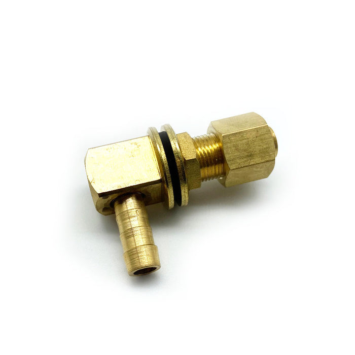 Vinkelgenomföring med tätning rör 8 mm (M13 x 1) - slang 8 mm