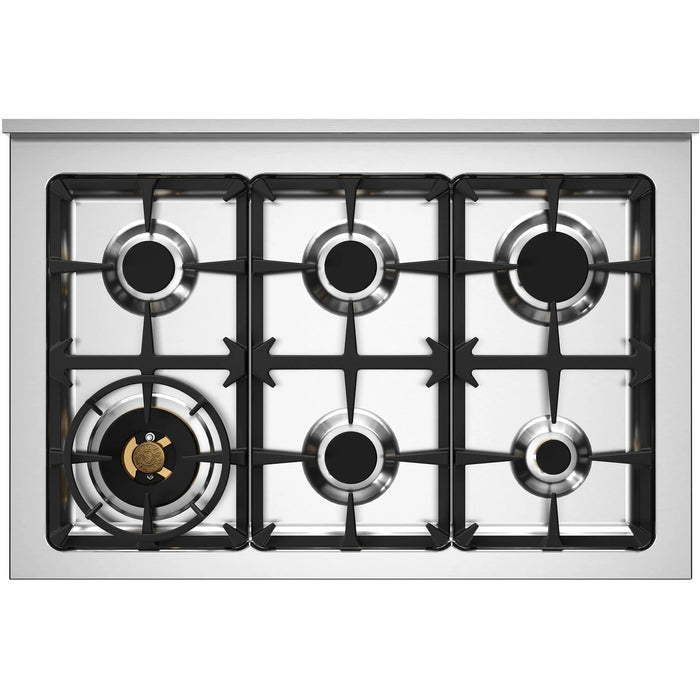 Bertazzoni Gasspis Proffesional 90 cm Dubbelugn, Rostfri