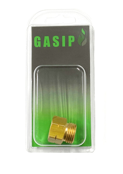Adapter DIN utv3/8"V inv-adapter campingflaska-tysk flaska-gasolkoppling-gasol adapter-adapter tyskflaska-adapter svenskcamping