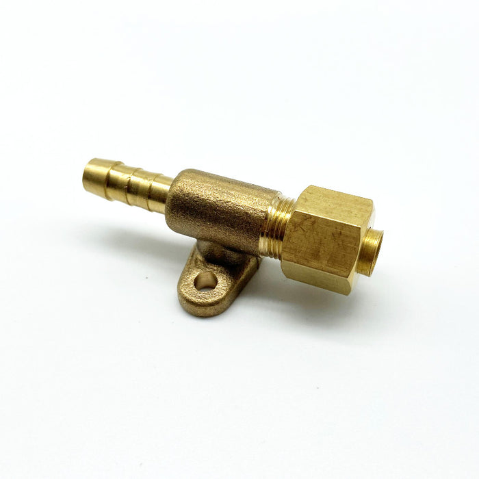 Fäste Enkelt Slang 8 mm-Rör 8 mm-Gasolkoppling-Övergång-Koppling Gasolrör-Koppling Gasolslang