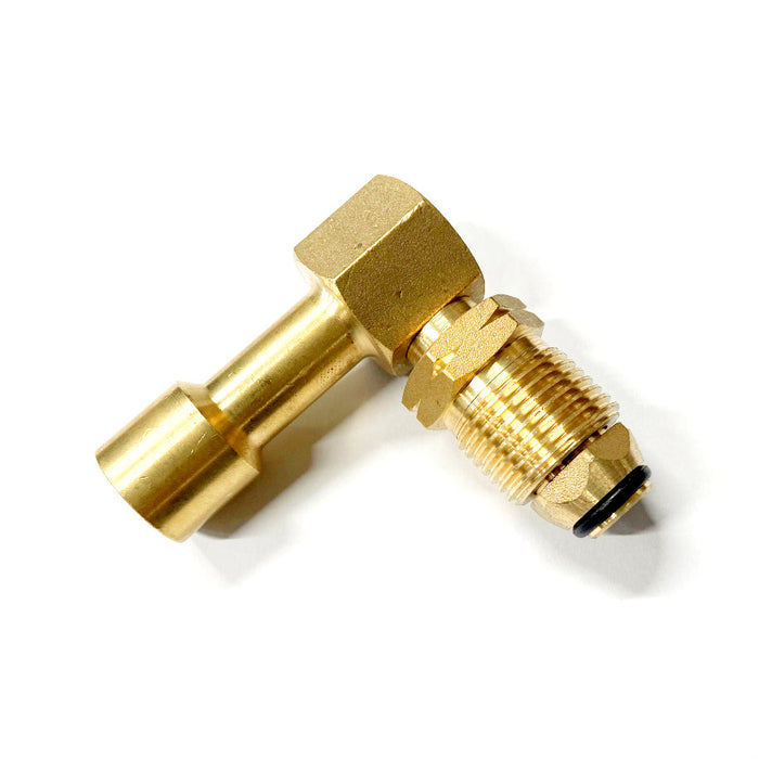 Adapter POL utv. - M14 x 1,5 inv. vinklad, med o-ring